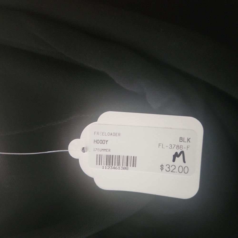 Black thin hoodie top - Picture 5 of 5